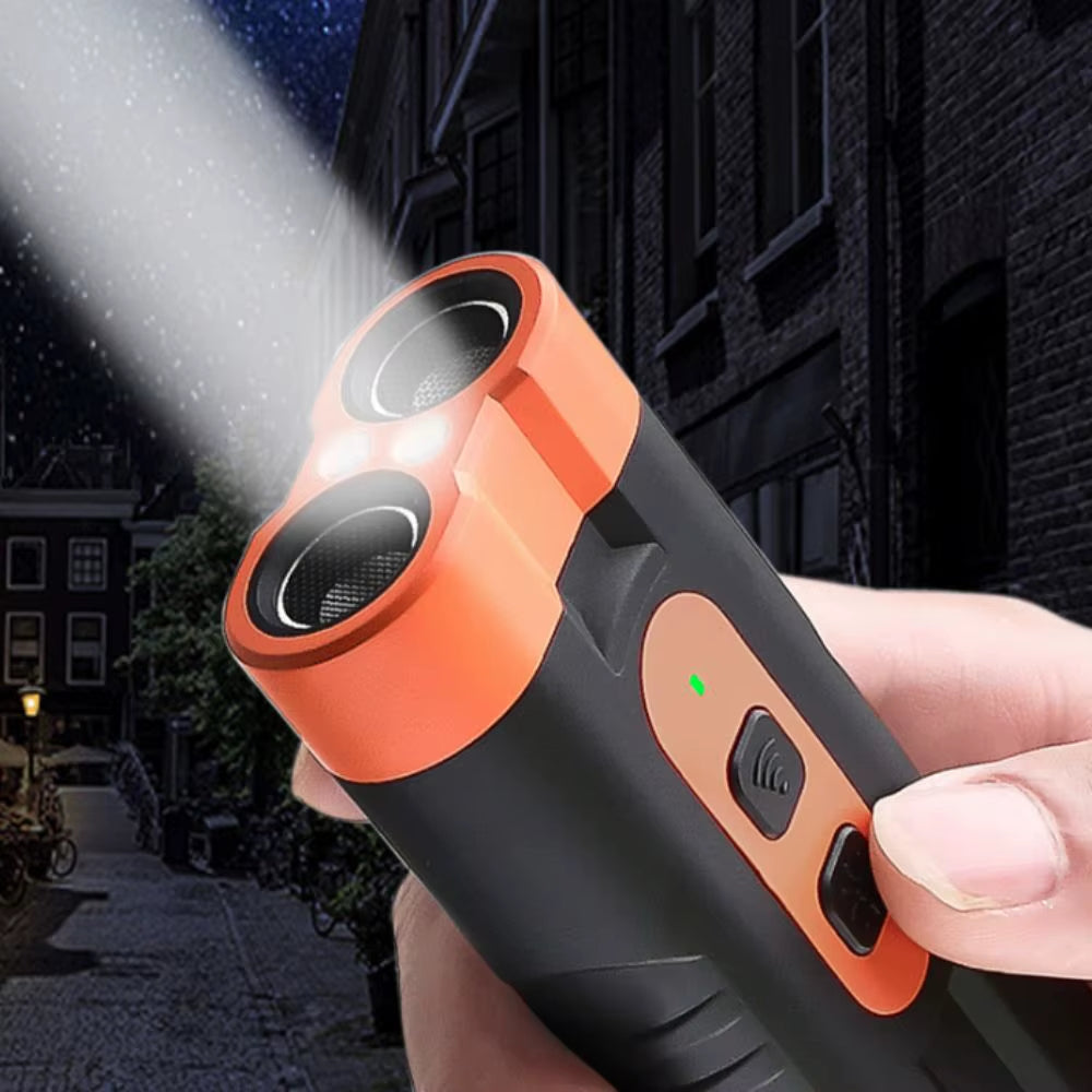 Rechargeable Ultrasonic Pet Dog Repeller Remote Control with LED Flashlight Dog Training Repellents anti Barking Professional